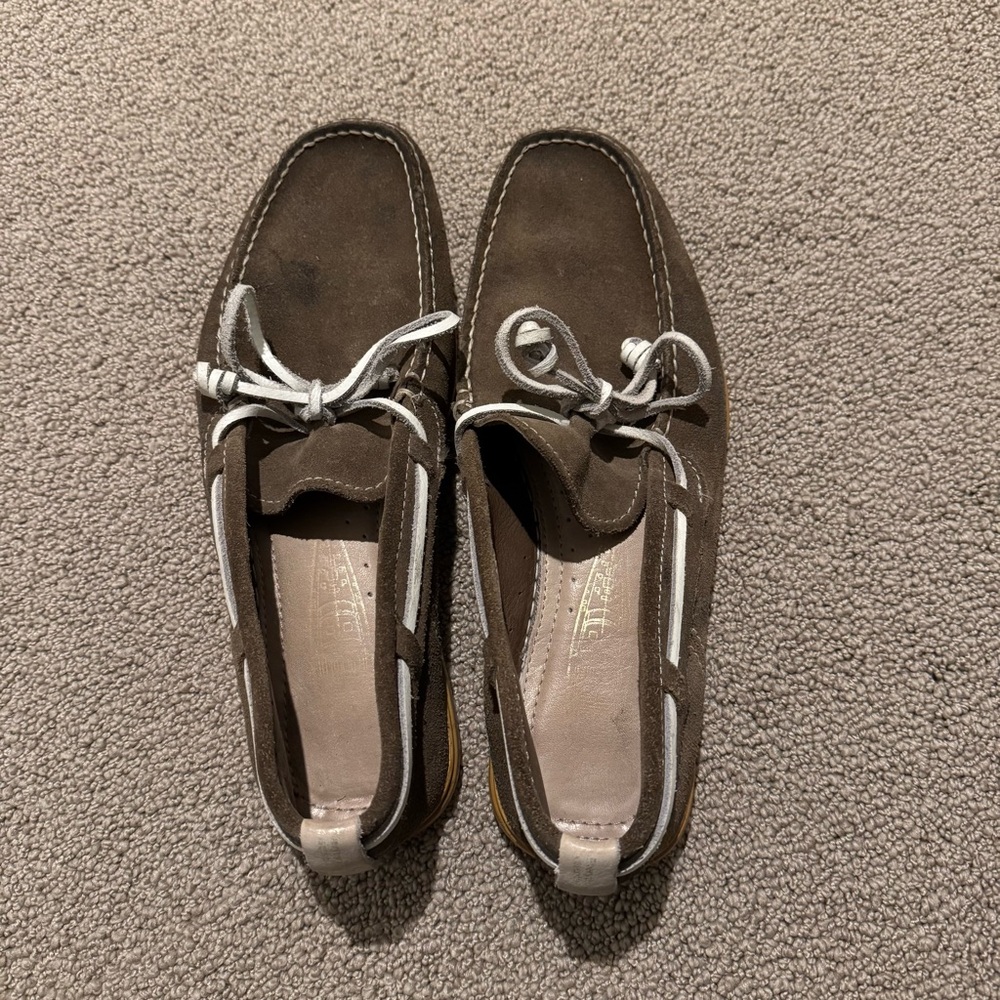 n.d.c. Brown and White Boat Shoes